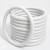 Argola Plástica Branca Para Artesanato 7,9cm 10 Unidades