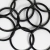 Argola Plástica Preta Para Artesanato 11,5cm 10 Unidades - Russo Art