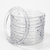 Argola Plástica Transparente Para Artesanato 7,9cm 10 Unidades