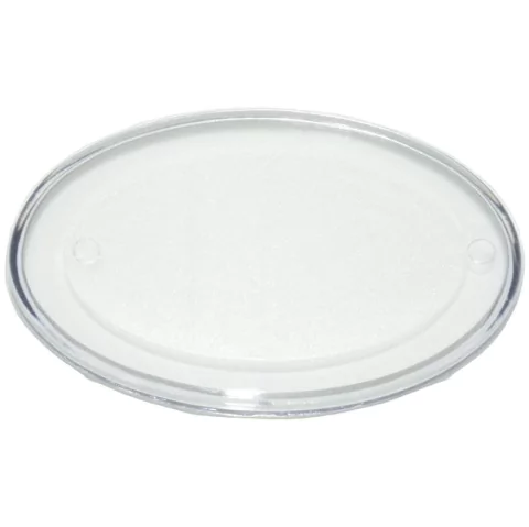 KIT Base Acrílica Redonda 12cm Com Borda 50 pçs