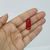 Clips Plástico Para Decoração Escritório 2,5cm Vermelho - 100 Unidades - Russo Art