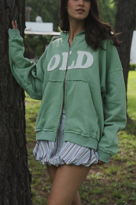 Campera OLD Pisttachio - comprar online