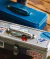 Caja metálica grande azul T-320