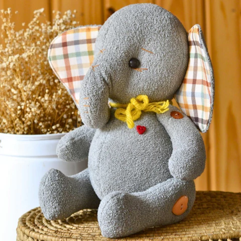 elefante de pelúcia macio para quarto de criança