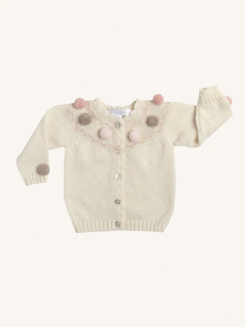 Saco guarda pom pom crudo