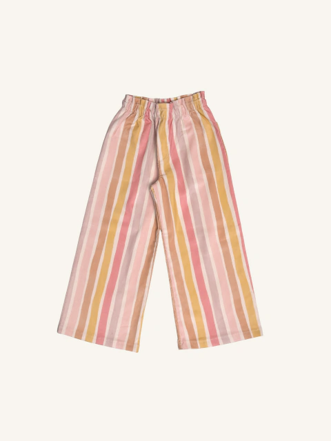Pant pata ancha/cord raya acuarela