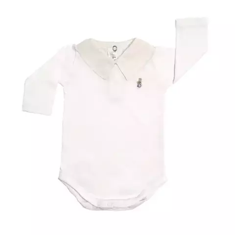 Body cuello pico vainillado blanco - buy online