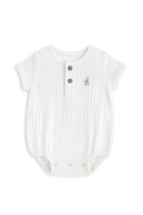 Bodie bombachudo gasa doble manga corta - comprar online