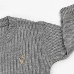 Buzo bebe waffle gris en internet