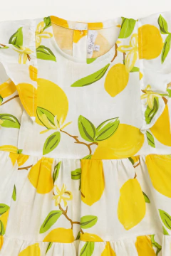 vestido patricia lino limones on internet