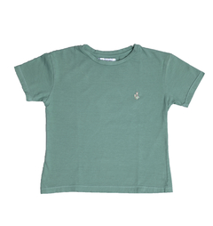 Remera Logo verde
