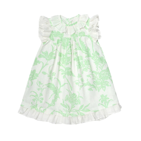 Vestido Helena Florón verde