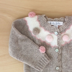 Saco guarda pom pom beige - buy online