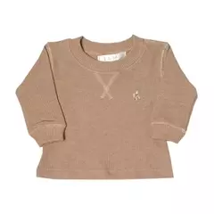 Buzo clasico waffle camel - buy online