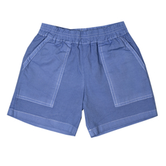 Short Bali gabardina azul regata