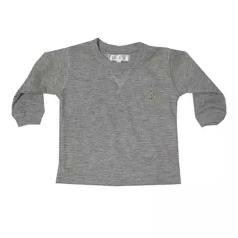 Buzo beb mini wafle gris - buy online