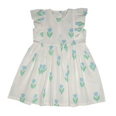 Vestido Patricia Tulipan Acqua