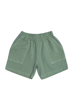 Short Bali gabardina verde