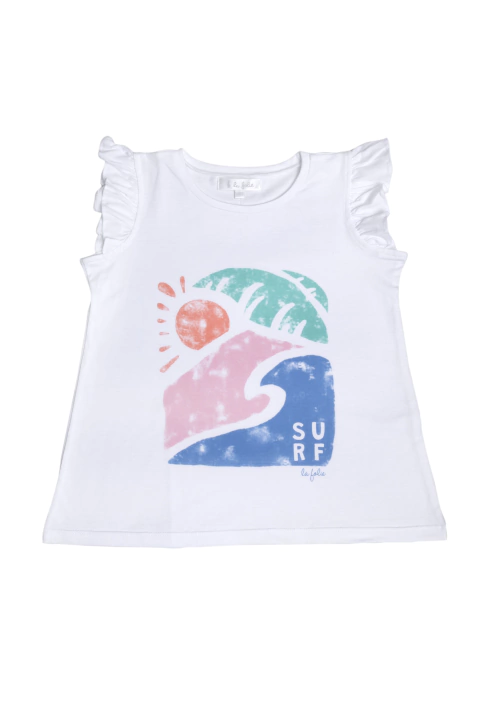 Remera Ola Manga aletas