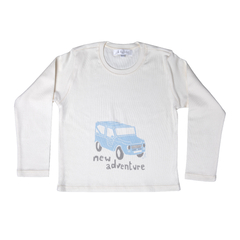 Remera jeep celeste