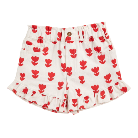 Short volado mini tulipán coral - buy online