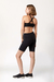 top crop con breteles dobles deportivo
