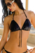 Corpiño triangulo bikini engomado traje de baño 