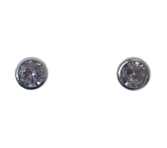 Brinco Zirconia Redonda - loja online