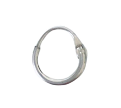 Piercing liso fecho aro boleado 8 mm na internet