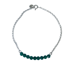 Pulseira Ônix Verde Natural na internet