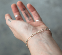 Pulseira Elos Largos - Mast Joias