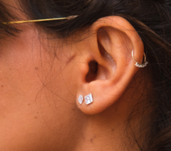 Brinco Zirconia Quadrada - comprar online