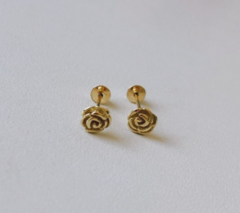 Brinco Rosinha 5 mm Ouro 18k - Mast Joias