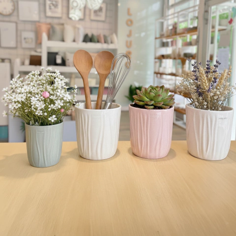 Florero o contenedor HYDRA jaspeado - comprar online