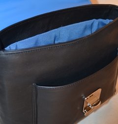 ANDREA - Cartera con solapa en Charol