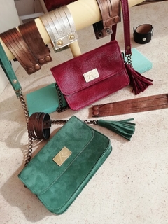 EUSHI - Bandolera en gamuza - tienda online