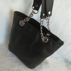 Imagen de MARTINA - Bolso con piel - Se prepara a pedido