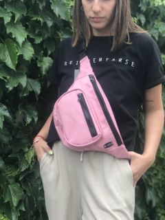 Riñonera Microfibra Rosa