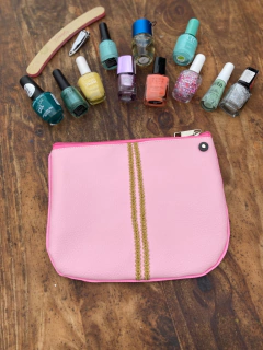 Neceser Plano Rosa y Dorado en internet