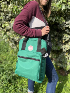 Portanotebook Olivia - Microfibra Verde Benetton - comprar online