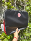 Funda 15,6” Microfibra Negra y Roja