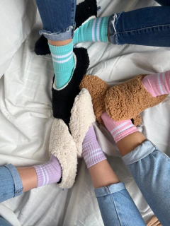 Pantufla Sherpa crudo en internet