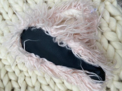 Imagen de Pantufla Pelo Largo Rosa T. 35/36