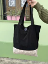 Tote Negro Corderoy - comprar online