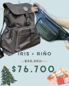 Iris Black + Riño metal Black - comprar online