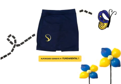 shorts saia pala helanca marinho