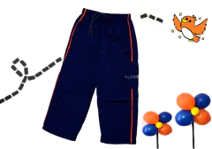 calça tactel marinho