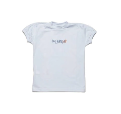 camiseta baby look m/c branca on internet