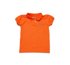 camisa polo baby look laranja na internet
