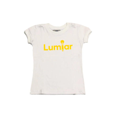 camiseta baby look m/c branca - comprar online